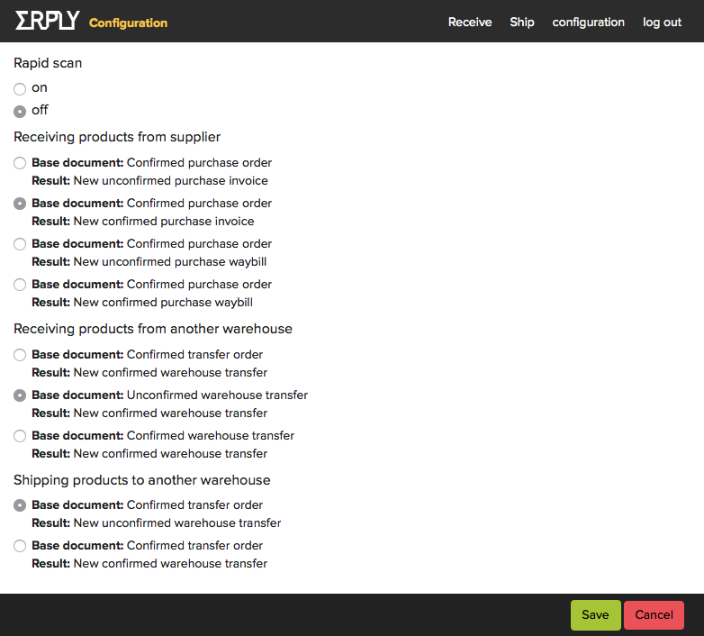 ERPLY Warehouse Web App conf
