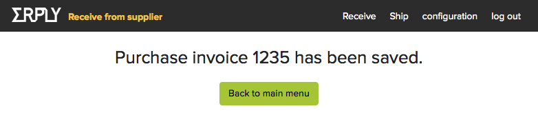 erply invoice
