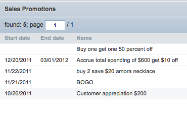 Erply v3.3 Sales Promotions